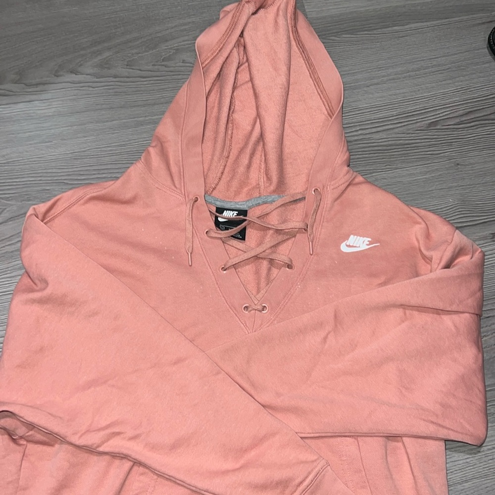nike laced hoodie